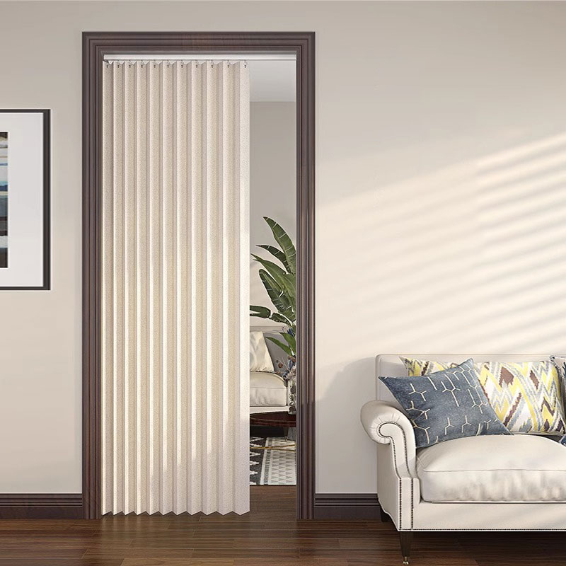 Privacy Screen Protector - Folding Accordion Door Curtain Room Divider