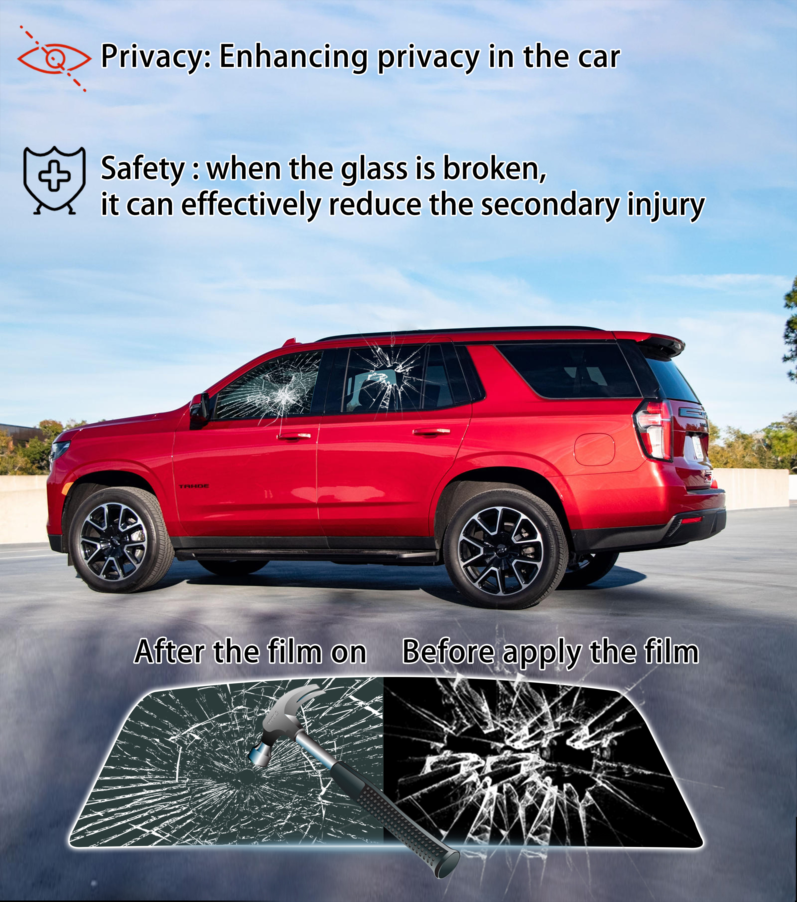 Precut Windows Tint Film Sun B – Privacy Screen Protector recenzja i cena