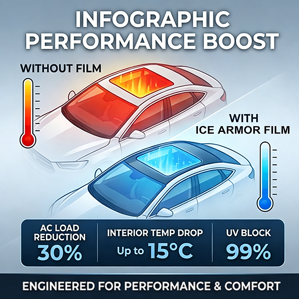 Car Sunroof Skylight Film for  – Anti Blue Light Film recenzja i cena