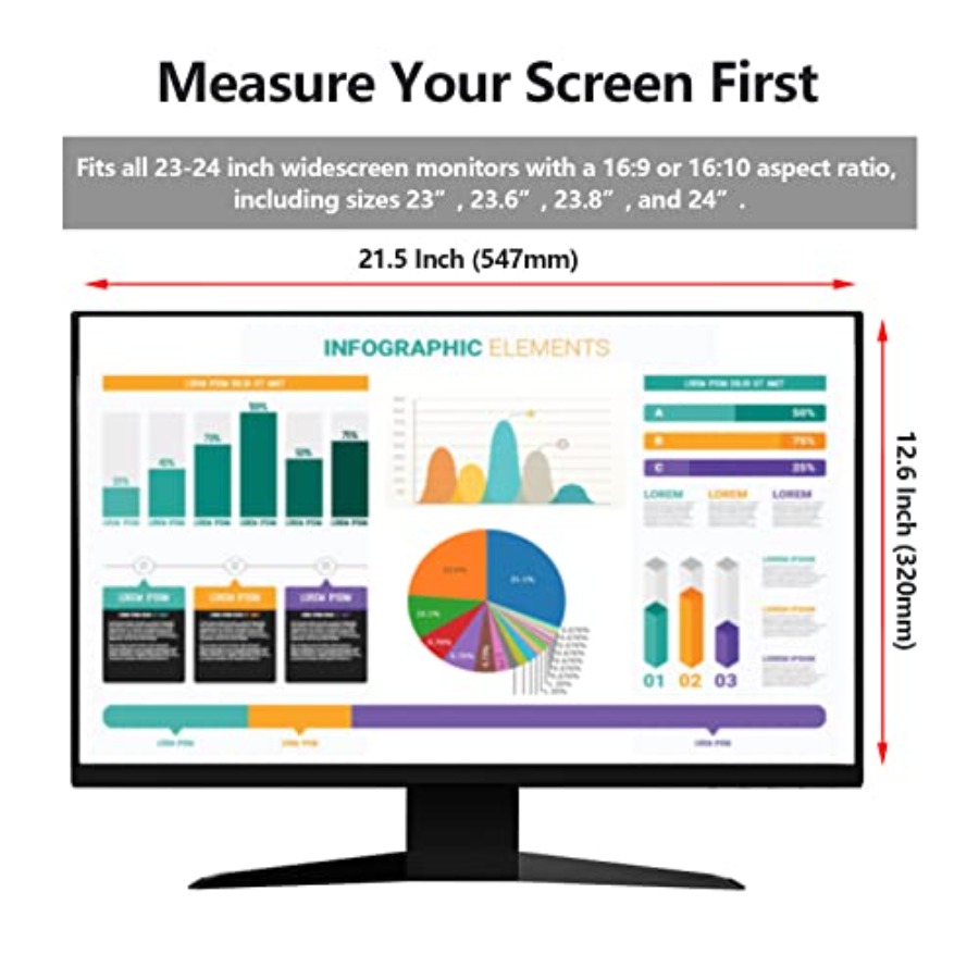 2 Pack Computer Privacy Screen – Privacy Filter 2Pack recenzja i cena