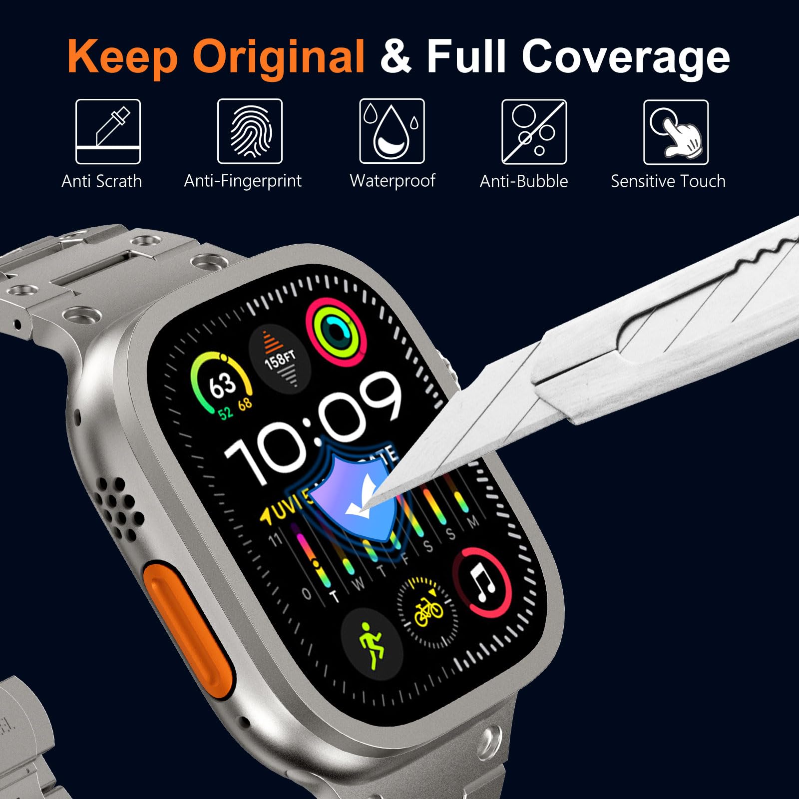 Tempered Glass for Apple Watch – Smartwatch Screen Film recenzja i cena