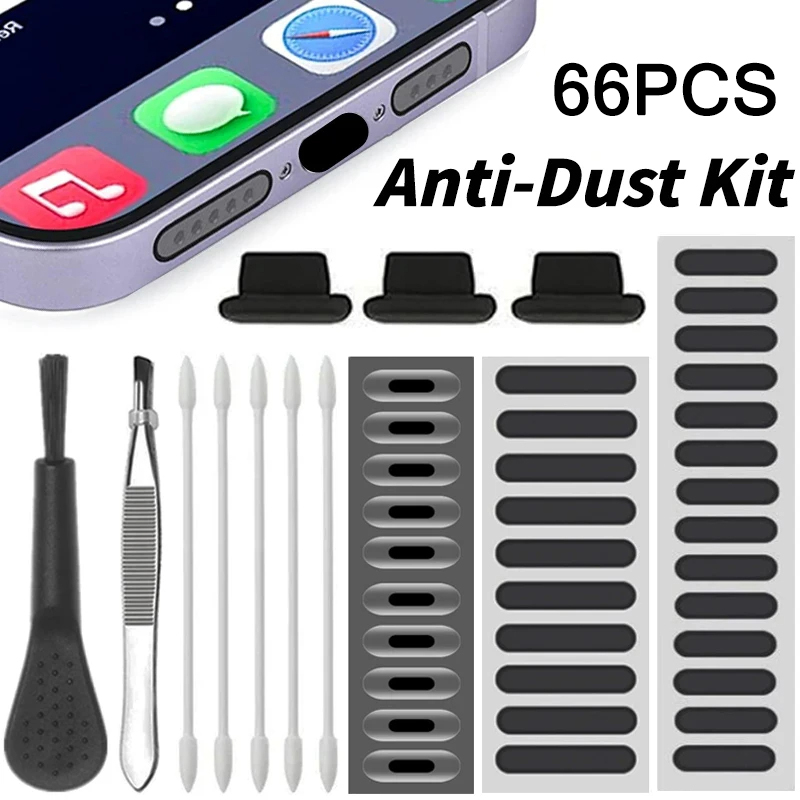 66PCS Dust Plug Phone Speaker  – Dust Removal Sticker recenzja i cena