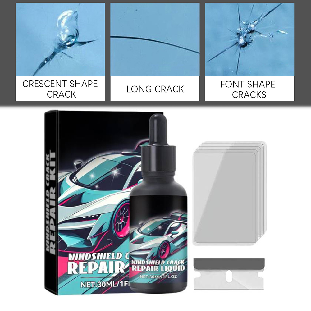 Cracked Glass Scratch Repair K – Liquid Uv Glue Kit recenzja i cena