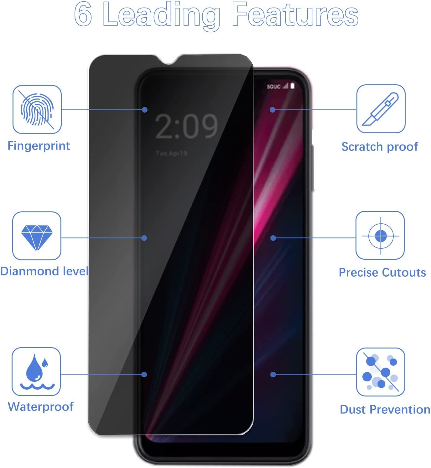 [2 Pack]Fit TCL 40 SE Privacy  – Privacy Filter 2Pack recenzja i cena