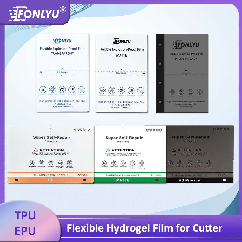 FONLYU 50pc Universal HD Matte – Screen Protector Cutter recenzja i cena