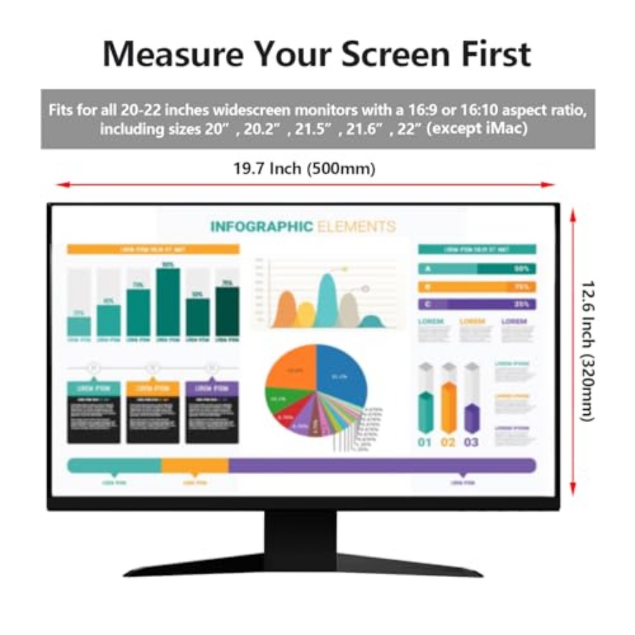 2 Pack Computer Privacy Screen – Privacy Filter 2Pack recenzja i cena