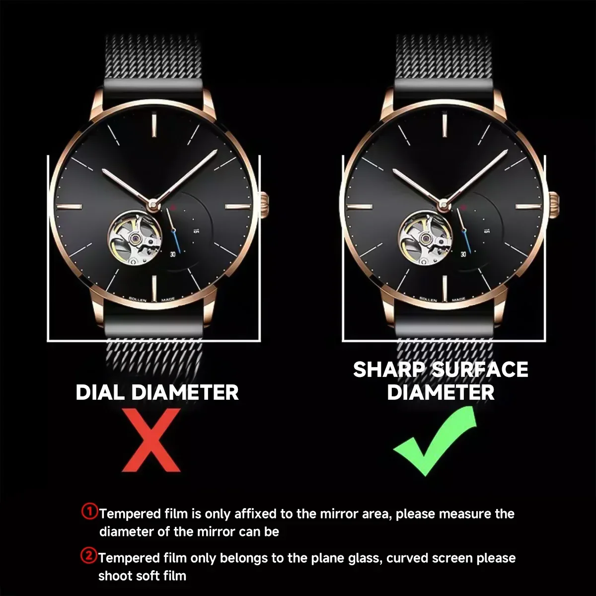26-46mm Universal Tempered Gla – Smartwatch Screen Film recenzja i cena