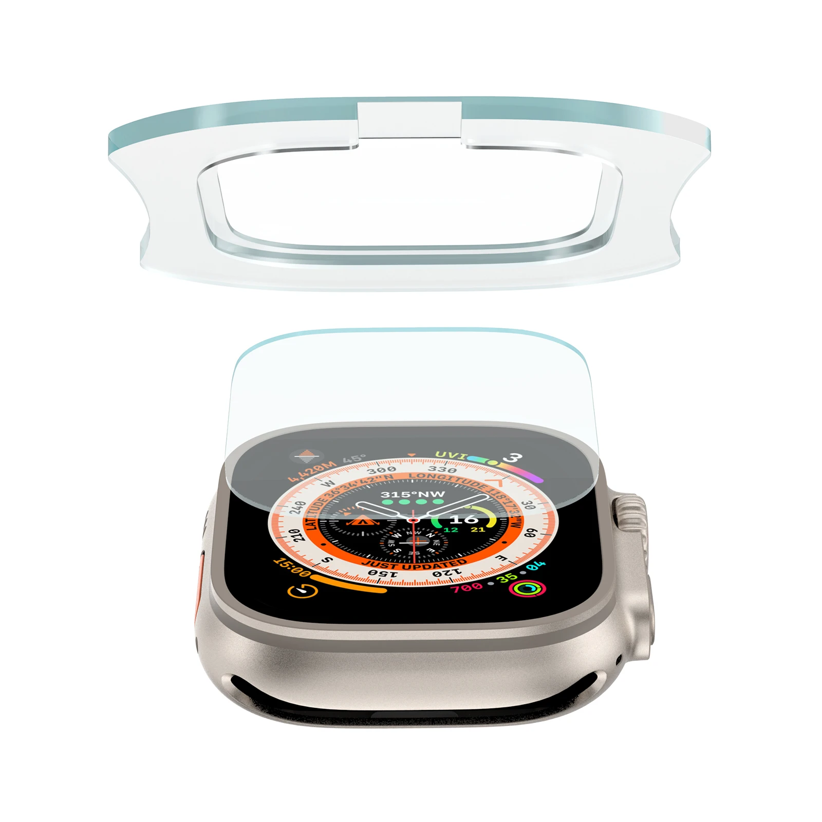 Tempered Glass for Apple Watch – Screen Alignment Tool recenzja i cena