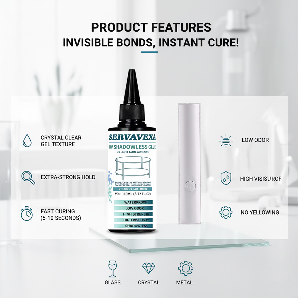 SERVAVEXA 110ml UV Light Cure  – Liquid Uv Glue Kit recenzja i cena